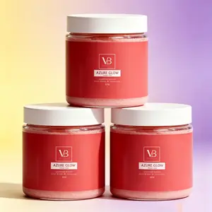 New VB Azucar Glow Exfoliant & Brightening SugarScrub 100g Hydrating Facial Cleanser for SmoothSkin Pack - Natural Exfoliants for ImprovedTexture and Appearance