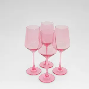 Bubblegum Pink - Colored Wine Glass