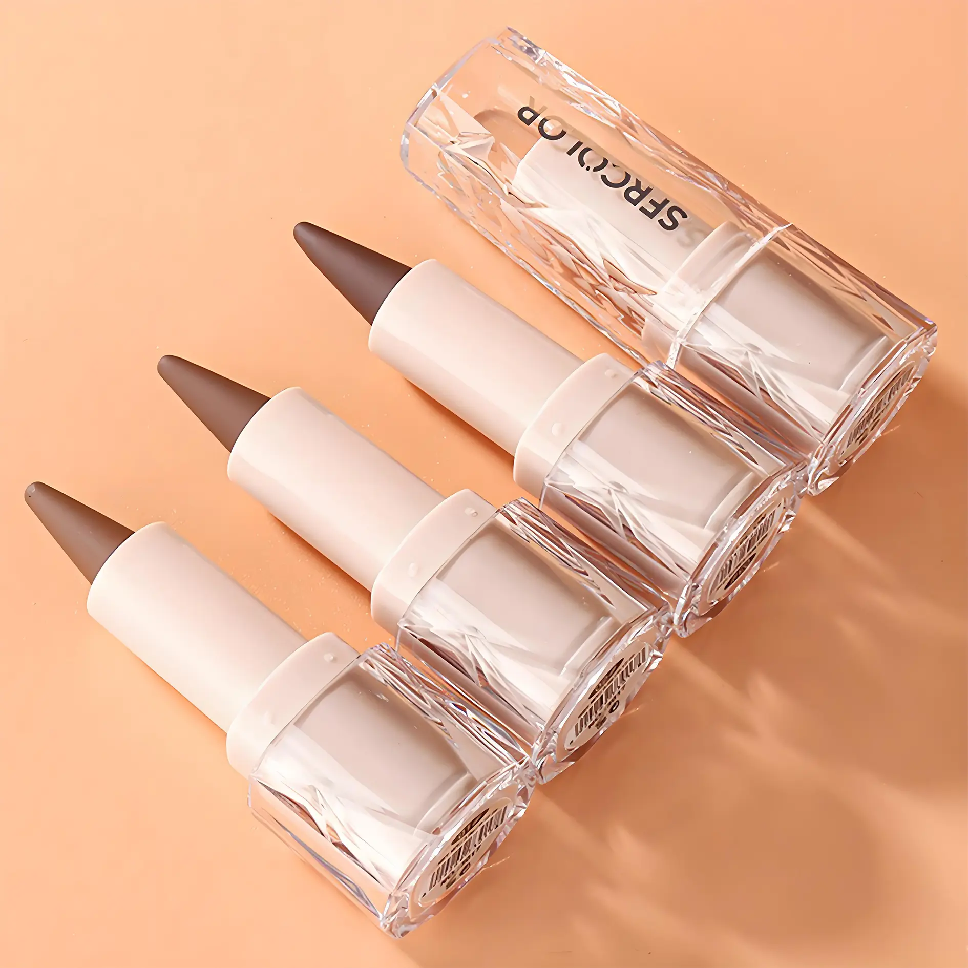 4pcs Single-Tip Solid Matte Eyeliner Pencil Set - Waterproof, Smudge-Proof, Long-Lasting Color, Talc-Free, Bismuth Oxychloride-Free, Gentle on Eye Area, Works for Youth Eye Makeup, Ideal Gift for Valentine's Day, Christmas