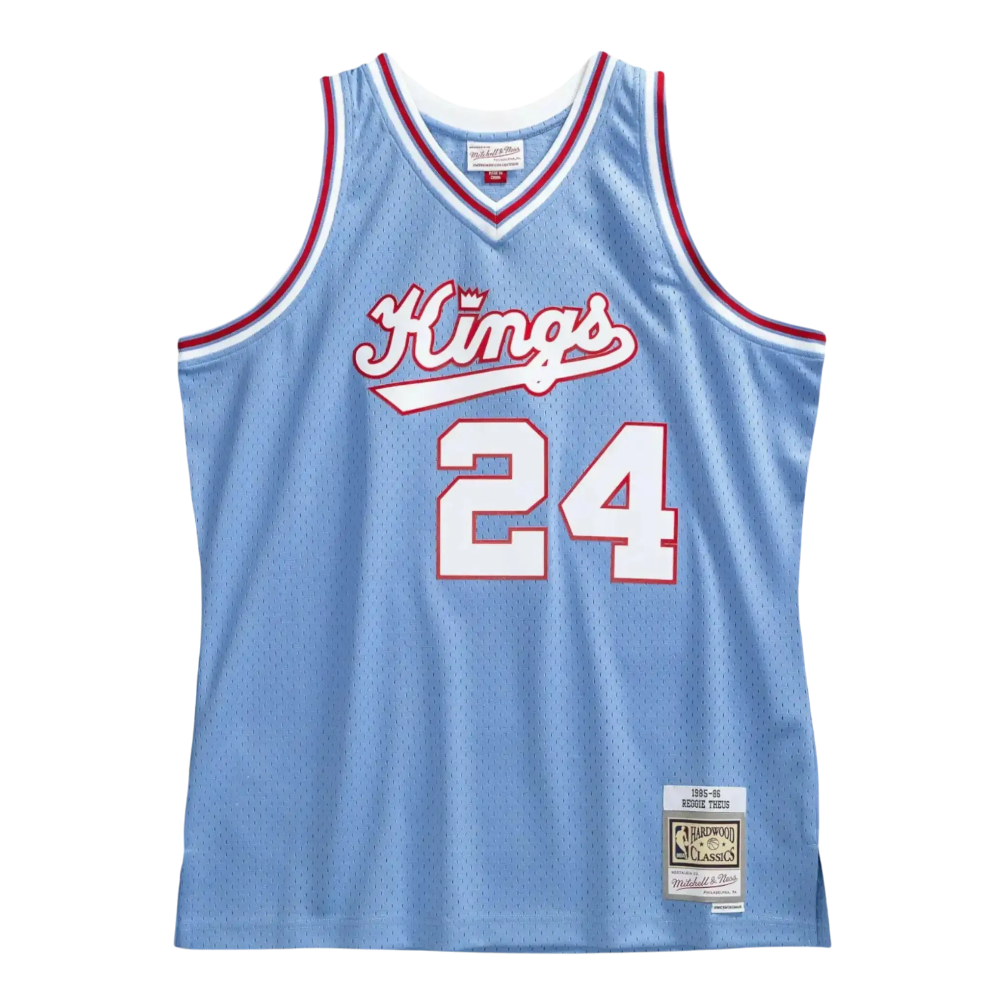 Mitchell & Ness Sacramento Kings 1985-86 Reggie Theus Jersey in Powder Blue | Men's