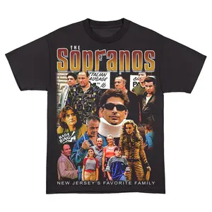 The Sopranos Family 80s 90s Film Movie Tee Shirt