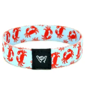 Blue Crab Wristband Bracelet