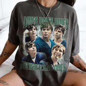 Nicholas Chavez Dimes Dimes T-shirt, Unisex Tops For Men- For Women, Y2K 90s Retro Movies Bootleg Tshirt, Soft Fit Fabric Prints Top