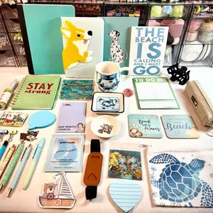 Luna & Friends Curated Stationery Bundle | Dog & Cat Theme | Journals, Accessories & Gift Set
