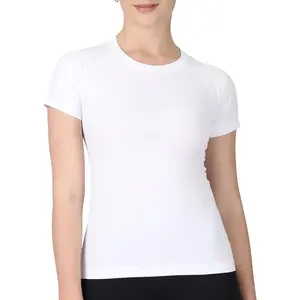 Seamless Workout Tops for Women Short Sleeve Yoga Running Athletic Compression Shirt Women