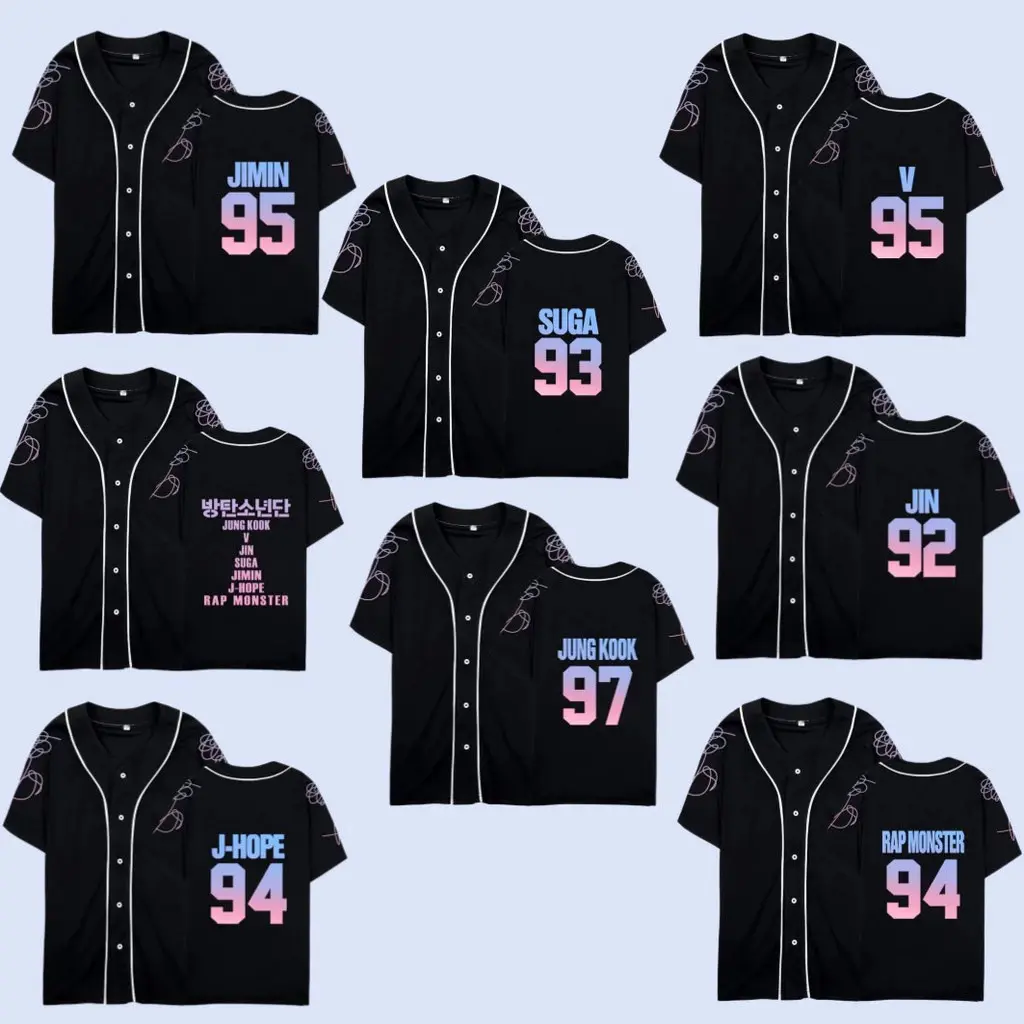 Baseball Jersey - Arirang 2026 World Tour Kpop Concert Outfit