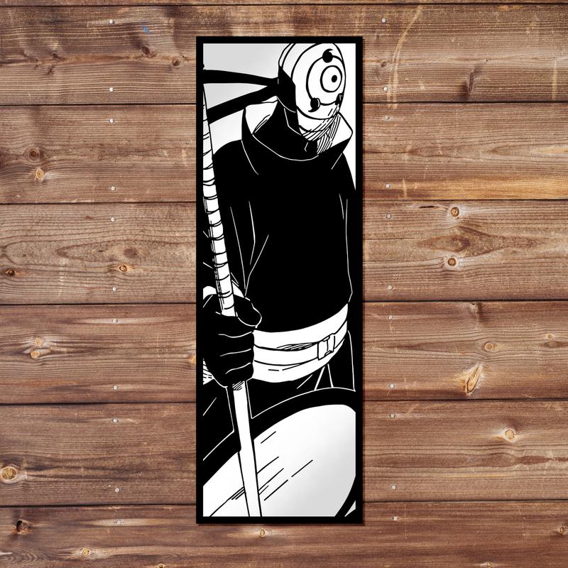 Obito Vinyl Sticker Pack - Handmade JDM Slapper Sticker for Waterproof Window, Laptop, Kindle, and Water Bottle