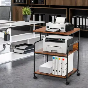 New Printer Stand 3 Tier Printer Stand Wheels Large Rolling 3D printing equipment