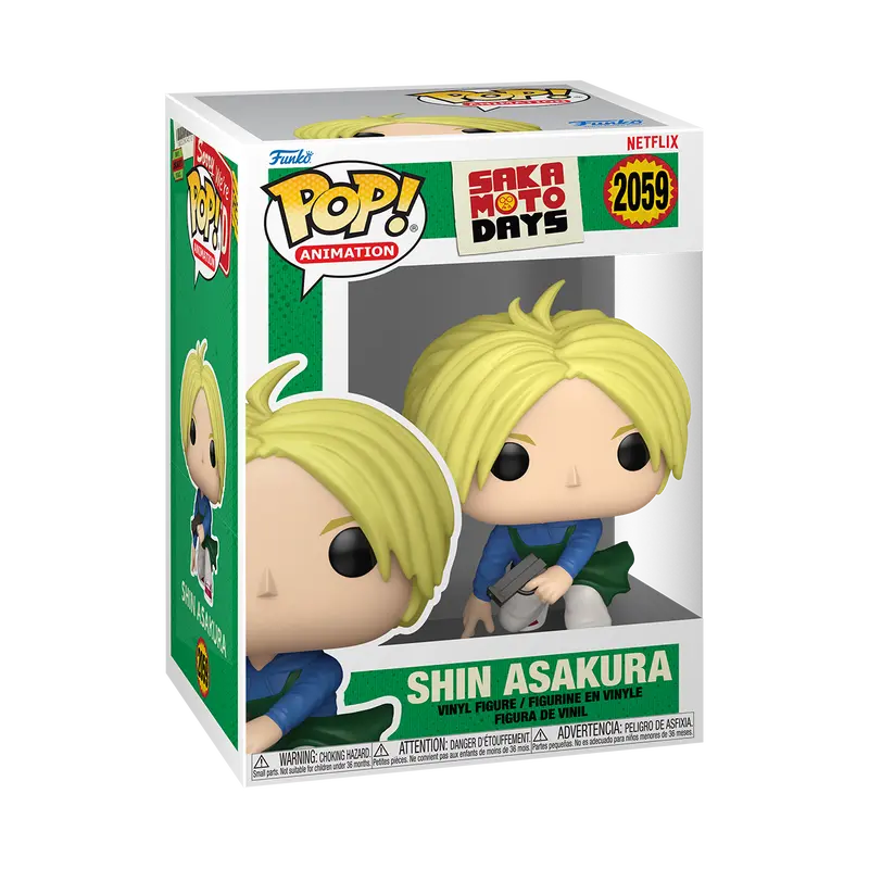Funko Pop! Sakamoto Days - Shin Asakura #2059 Collectible Pop Vinyl Figure