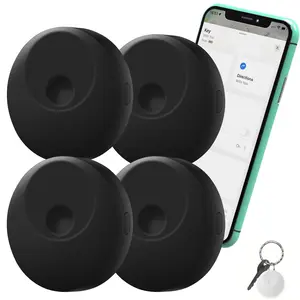 Intelligent anti loss tracker keychain, equipped with GPS locator, real-time location monitoring, durable plastic material, perfect gift for travelers(iOS only)