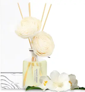 Aronica Twin Sola Diffuser - Midnight Jasmine Fragrance, 160ml / 5.41 Floz, Purple Bathroom Decor, Light Purple Office Decor Aesthetic, Single Girl Apartment Decor Room Wall Shelf, Spring Living Room