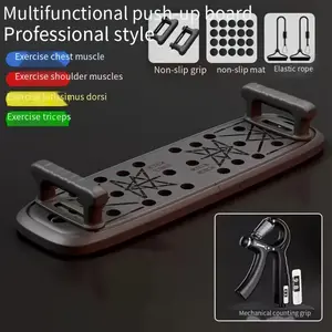 A set of multifunctional folding push-up boards, push-up boards with handles, portable push-up gym equipment, strength training equipment, home and gym workout fitness equipment
