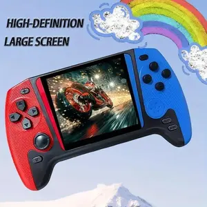 New Handheld Game Console, Retro Large Screen Design, Smooth Joystick Button Operation, Ideal for Nostalgic Players, Home Use, Friends, Handheld Gaming Console