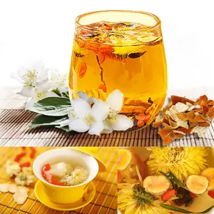 LeafPure Liver Tea - Dandelion Wolfberry Organic Blend of Six Herbal Ingredients 12*10g Daily Detox Beverage Sugar-Free Refreshing Coffee Alternatives