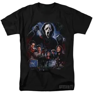 Graphic Scream Ghostface 90s Halloween Horror Movie Vintage Tshirt