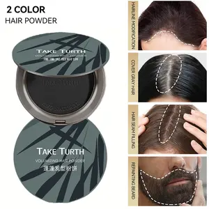 Pom Pom Hairline Powder, Quick Color Correction, Covers Hair, Covering Grey Hair, Hair Coverage, High Forehead Contouring, One-Time Use, Hair Styling Powder