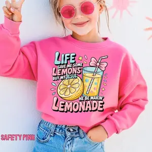Life Gave Me Some Lemons, But My Jesus, He Be Makin' Lemonade Youth T-shirt, Sweatshirt Unisex Youth Size XS-XL