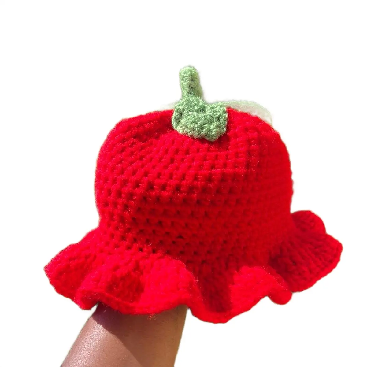 Strawberry Crochet Hat for Women - Fashion Accessory