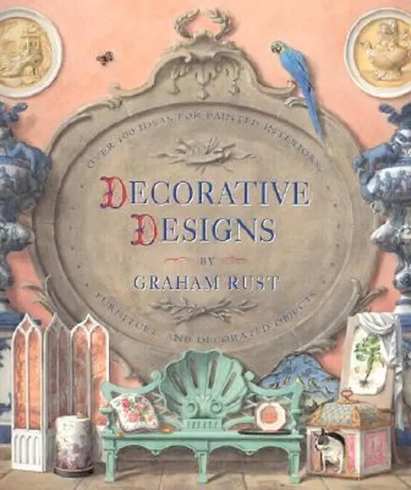 USED Book - Decorative Designs: Over 100 Ideas for Painted Interiors, Furniture, and Decorated Objects by Graham Rust (Paperback) - english