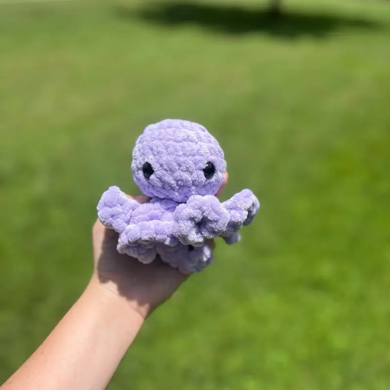 Crochet octopus plushie