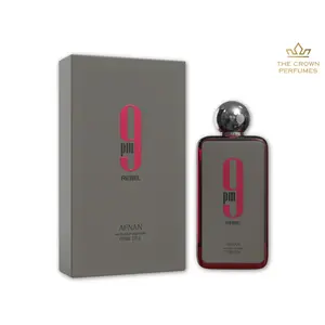 Afnan 9 PM Rebel Perfume Unisex 3.4 oz (100ml) By Afnan Perfumes – Woody & Amber Long-Lasting Fragrance