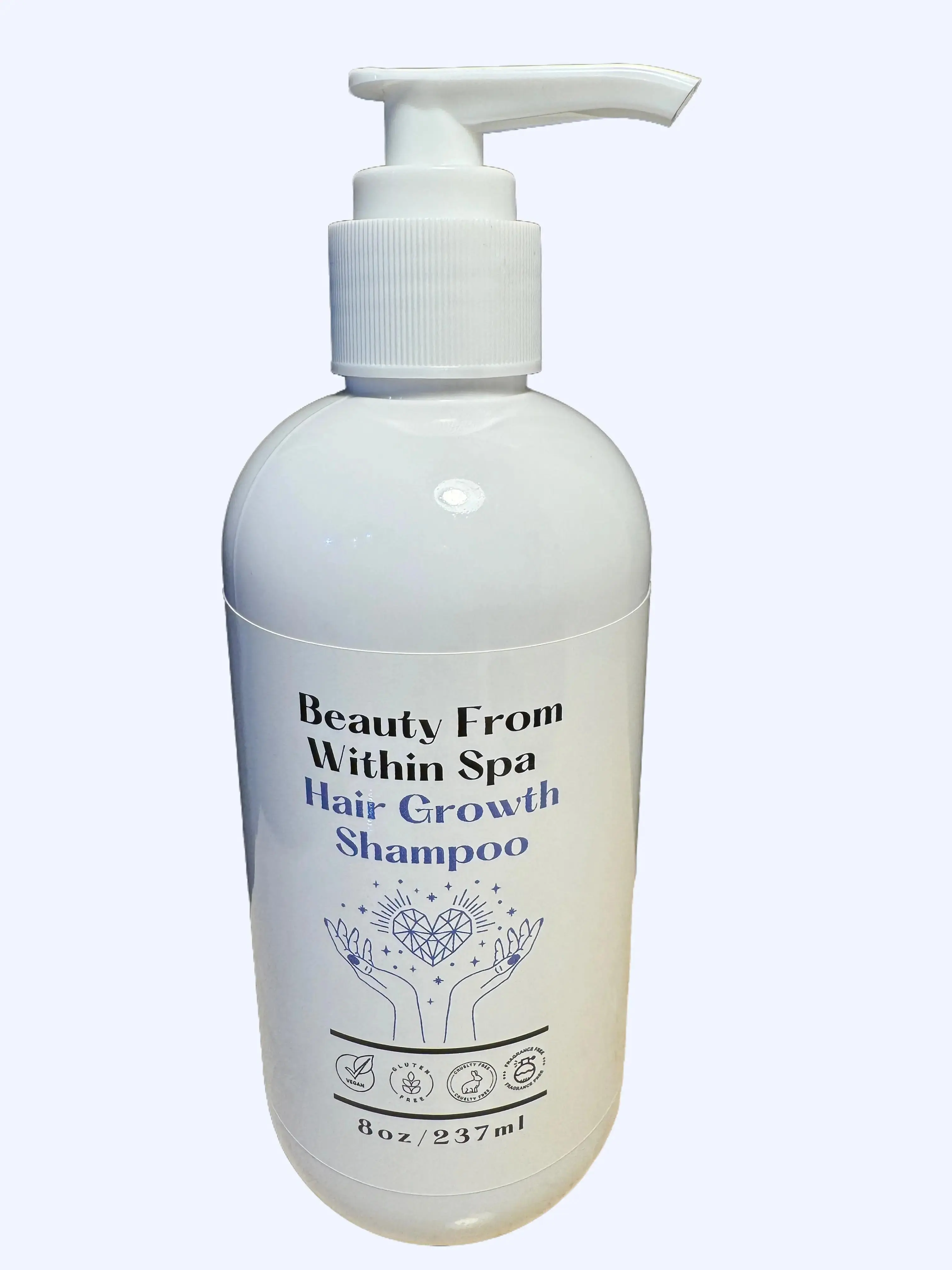 Beauty From Within Spa Hair Growth Shampoo with Rosemary Extract & Aloe Vera Waterless Formula 8oz 237ml