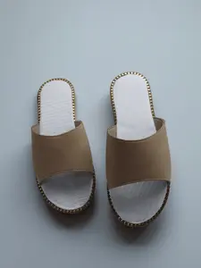 Women's Casual Plus Size Flat Sandals, New 2026 European Style Toe Cover, Fashion Leopard Print Anti-Slip Fish Mouth Slippers, Comfortable Lightweight Home & Outdoor Shoes