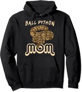 Ball Python Mom Python Owner Gift Pullover Hoodie - Ronniemu Shop 45B08KFTFT64