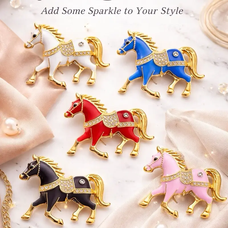 Horse Brooches