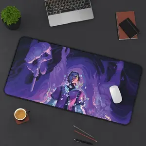 Gaming Mouse Pad, Clove Valorant Desk Mat for Gamers, Office Decor, Birthday Gift, Custom Design, Large Mousepad