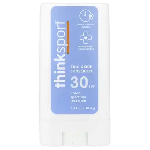 think Sport, Sunscreen Stick, SPF 30, Fragrance Free, 0.64 oz (18.4 g)