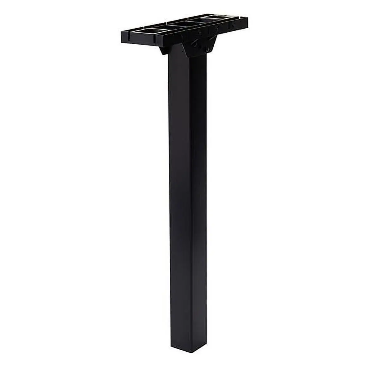 212 MAIN Gibraltar 52678 Outdoor Traditional Mailbox Post - 46.9 in. Height, Powder-Coated Polymer Material, Black