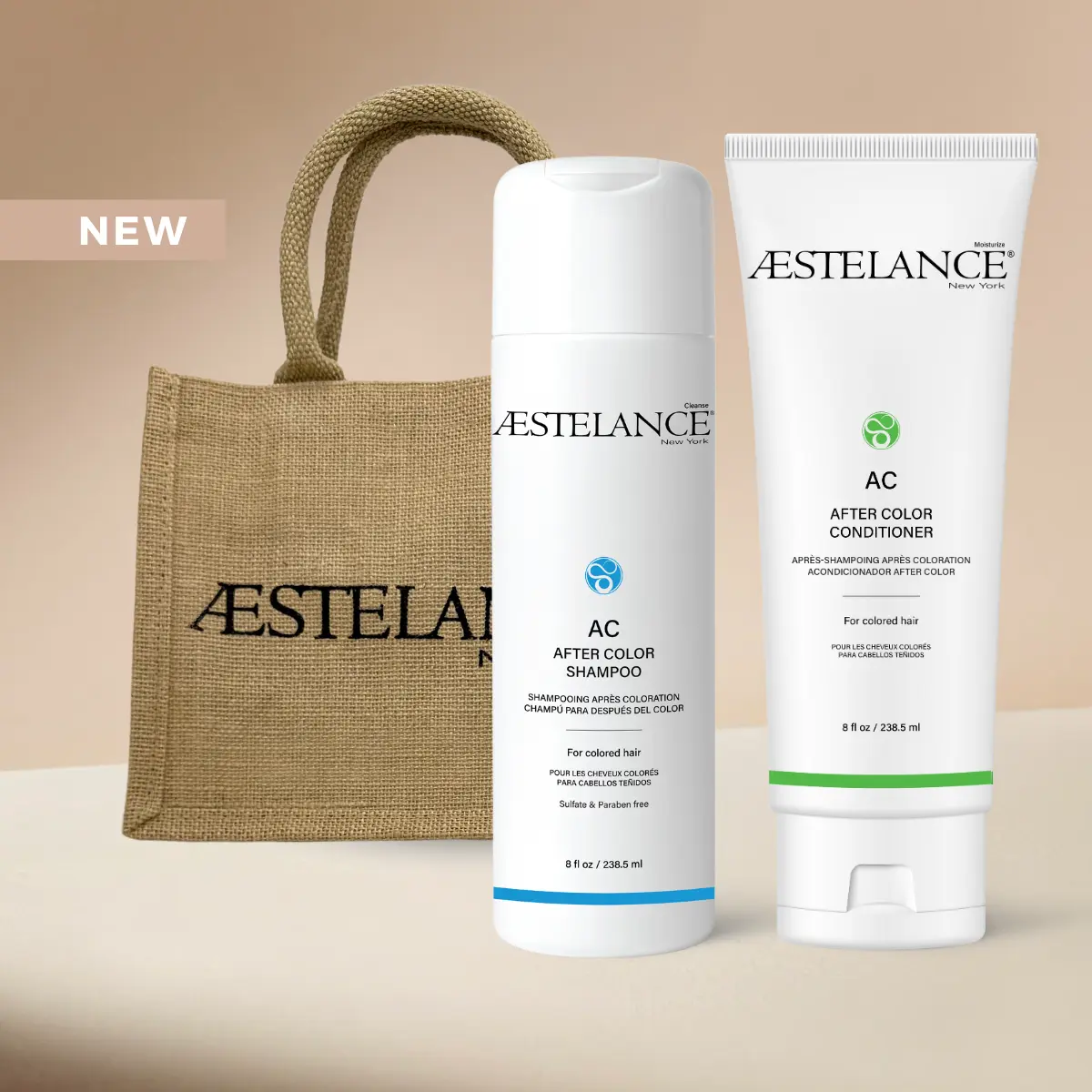 Aestelance AC After Color Shampoo & Conditioner 8 oz Duo Gift Set