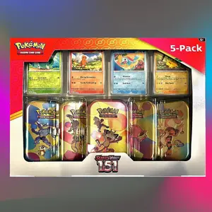 Costco Pokemon Scarlet & Violet 151 Mini Tin 5-pack