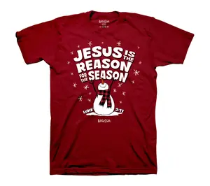 Kerusso Adult T - Jesus Is The Reason Snowman