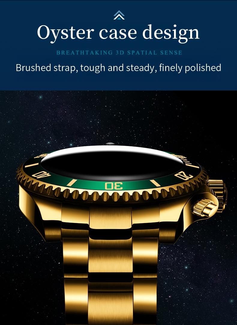 【Jumpstart sale】Men's  Luxury Dress Watch Business Fashion VALENTINE'S DAY GIFT  Quartz Watch Multifunctional wristwatch Chronograph QuartzMovement Luminous Date WaterResistant Boss Wristwatch for Party DailyWear Birthday Gift with Box