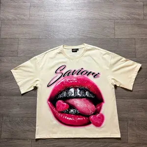 Saviori Premium Graphic Tee – Lips & Braces Streetwear Shirt