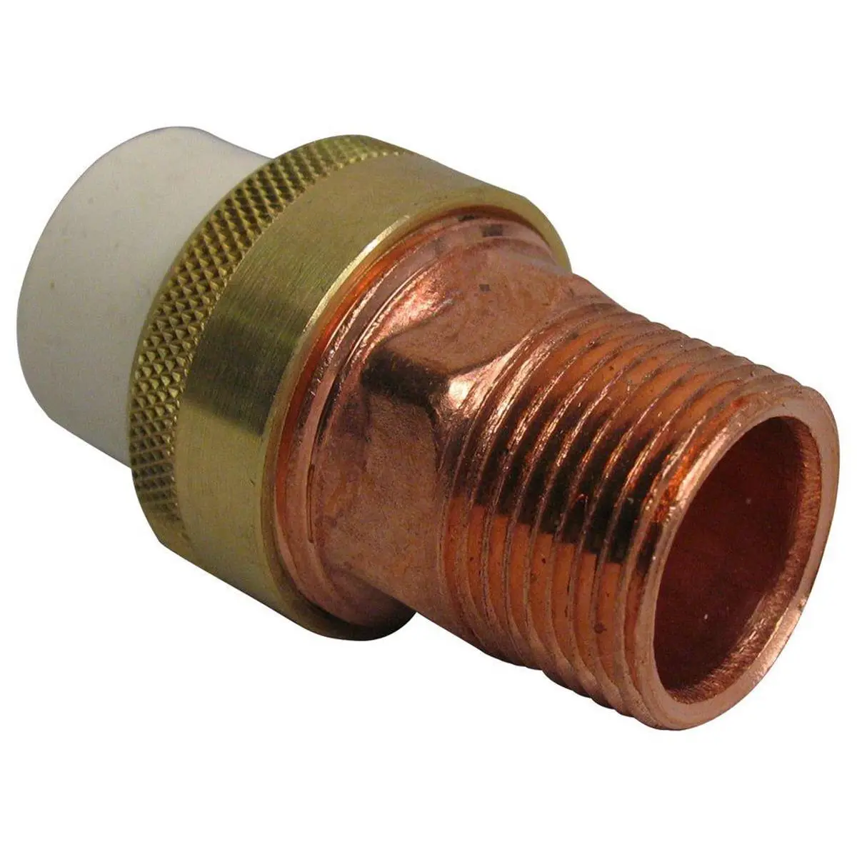 NIBCO Lead-Free Transition Fitting, 3/4 in. x 3/4 in. CPVC Slip x Brass Male Iron Pipe, SDR 11 Pipe Compatible for Boating Water Sports, 3/4" Cpvc Slip X Brass Male Iron Pipe
