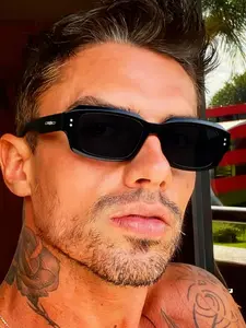 Men's Rectangular Sunglasses, Lightweight Frame, Casual Style, Perfect for Daily Outdoor Use, All Seasons