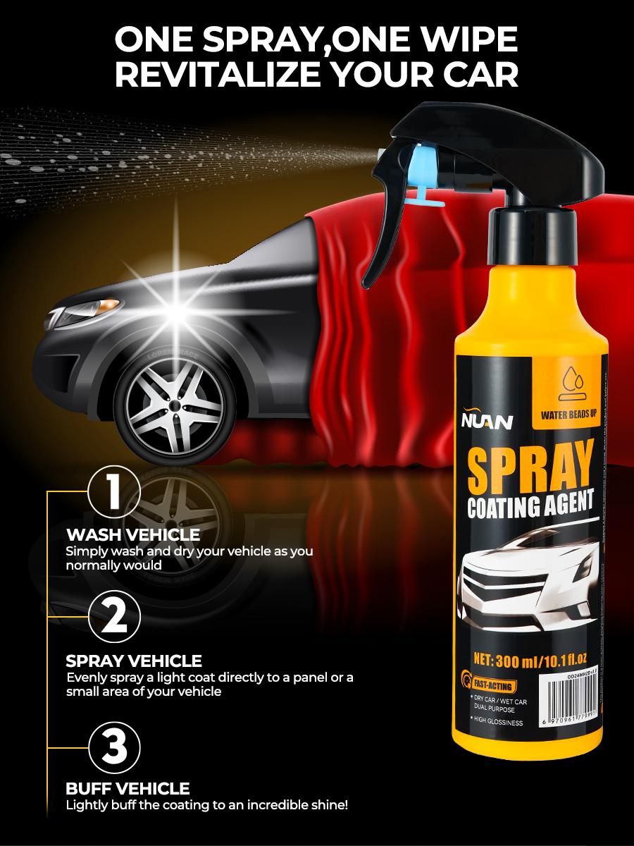 NUAN nano car coating spray All-Purpose Degreasing Cleaner, Works for Kitchen  Grease & Car Stains!