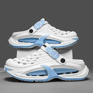 Men's Fashion Thick Sole Non Slip Sandals Quick Drying Odor Resistant All Season Outdoor Casual Slippers Durable Soft Comfortable Summer Beach Footwear