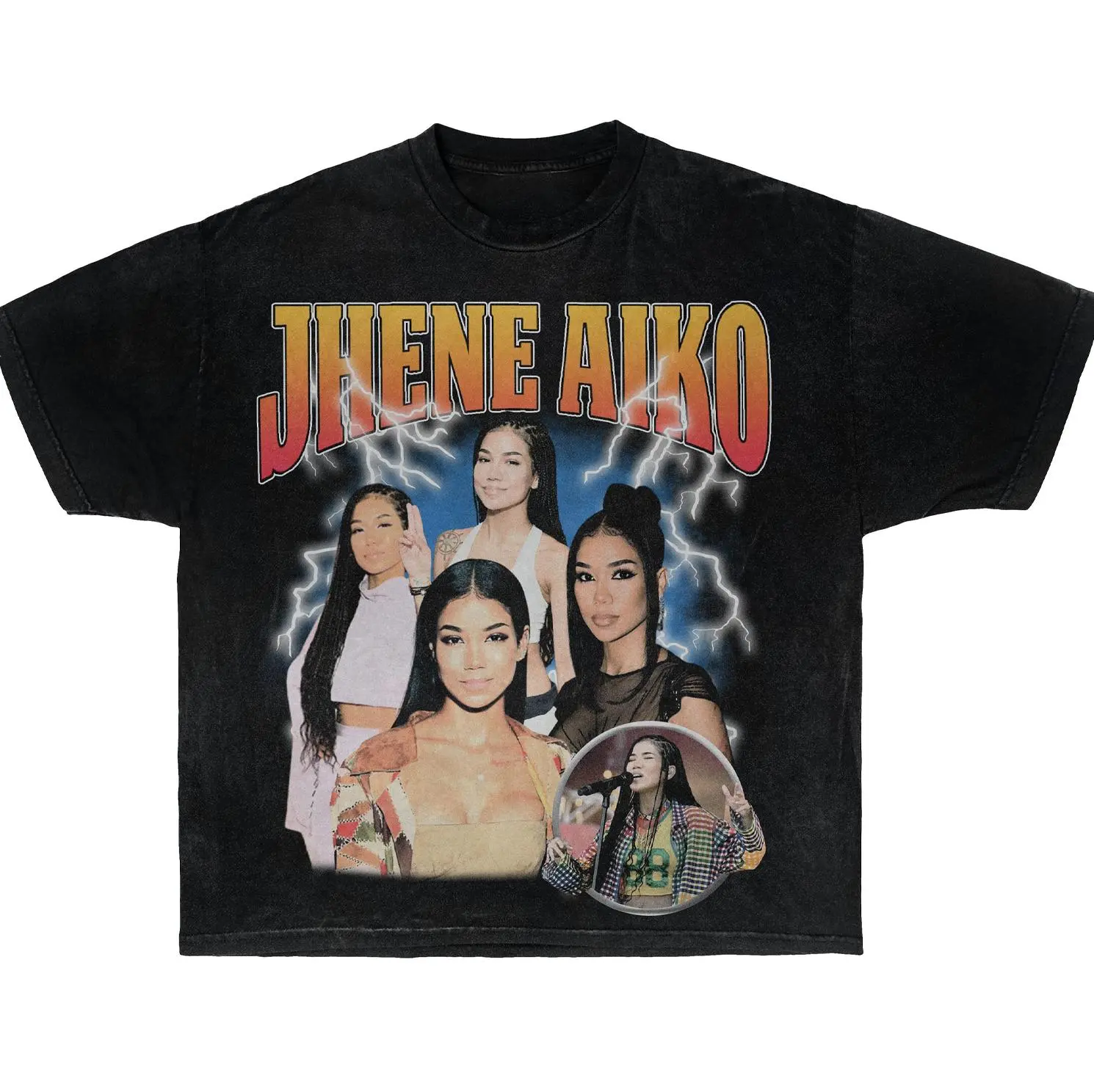 Jhené Aiko Trip Psychedelic R&B Vintage Graphic Tee HY7394