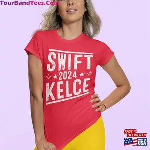 Swift And Kelce24 Election Fan Costume Funny Humor Tee Xs Hoodie T-shirt