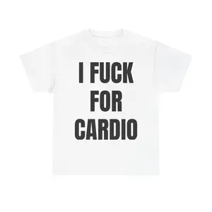 Unapologetic Cotton T-shirt Blends Wildly Hilarious Gym Wear with Bedroom Energy