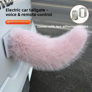 Electric Car Tailgate - Voice & Remote Control, Adhesive & Clip Included, Lightweight & Removable, Fun Eye-Catching Decor for Car Lovers