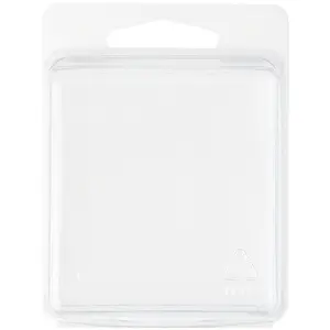 Collecting Warehouse Clear Plastic Clamshell Package / Storage Container, 2.56" H x 2.44" W x 1.25" D