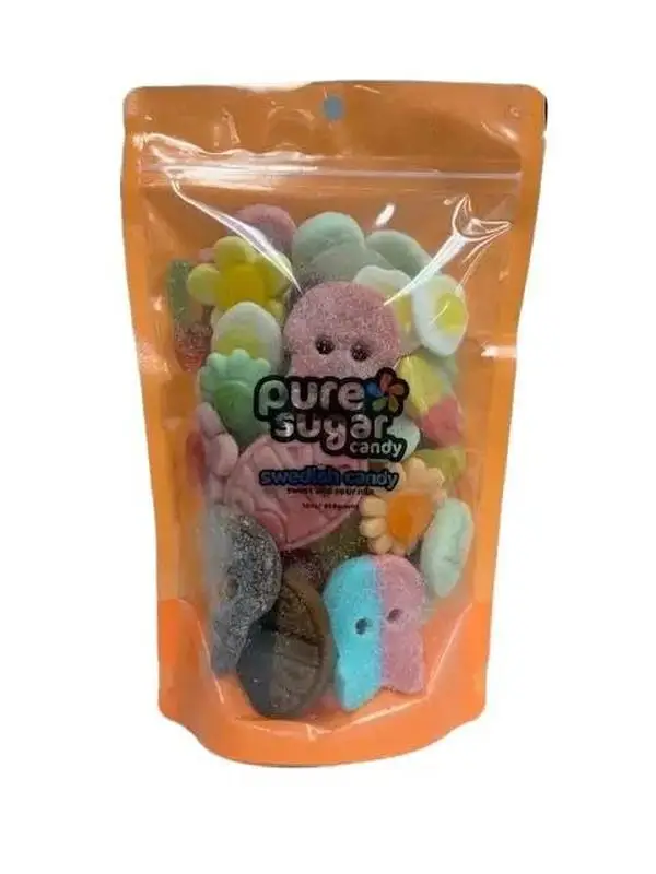 Swedish Candy Sweet and Sour Mix - One Pound Bag - Bubs Ovals, Dizzy Skulls, and More!