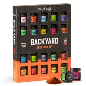 Spice ‘N Dulge Backyard Grill Spice and Seasonings Gift Set Flavor Korean