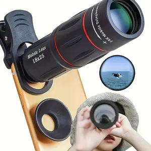 High Definition 18x25 Long Focus Phone Lens, Concert Special, Durable HD Lens Coating, Manual Focus, Portable Handheld, Photography, Bird Watching, Sports