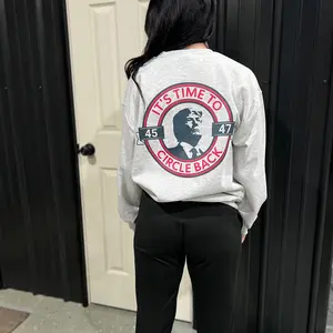 Circle Back 47 Trump Sweatshirt or Tee Pullover Tops Women Sweaters Womenswear